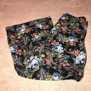 Final Touch Floral Palazzo Pants